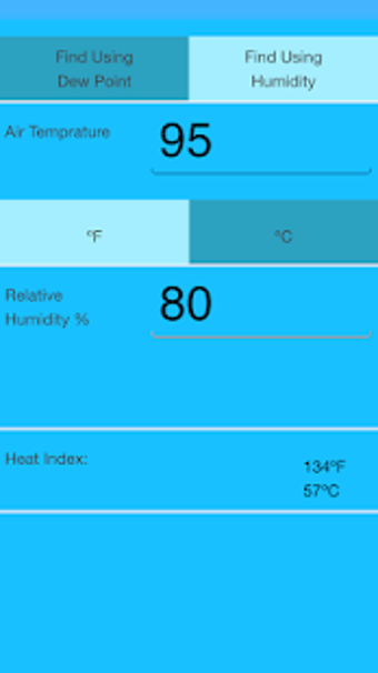 Image 0 for Heat Index Calculator