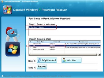 Image 1 for Daossoft Windows 7 Passwo…
