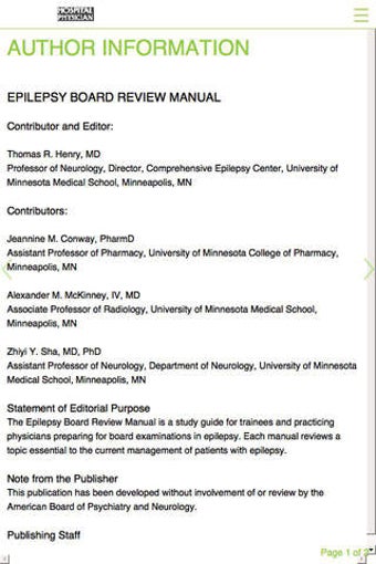 Image 0 for Epilepsy Board Review Man…