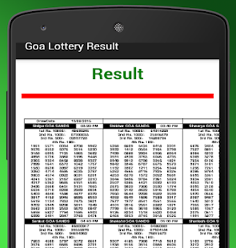 Image 1 for Goa Lottery Result