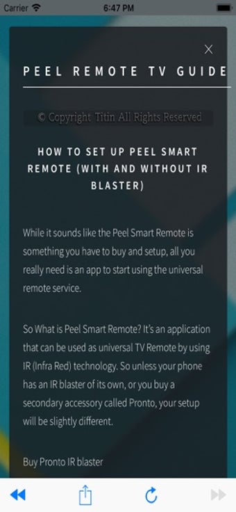 Image 0 for Peel Smart Remote TV Guid…