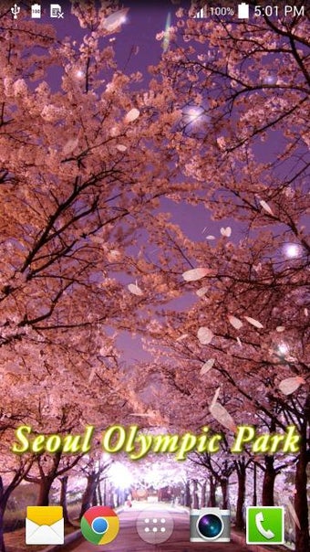 Imagen 1 para 3D Sakura Live Wallpaper