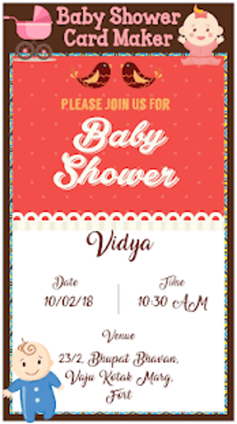 Imagen 2 para Baby Shower Invitation Ca…