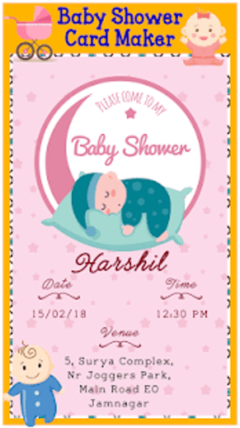 Imagen 3 para Baby Shower Invitation Ca…