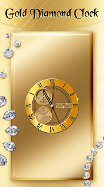 Imagen 1 para Gold Diamond Clock
