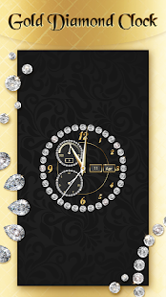 Imagen 3 para Gold Diamond Clock