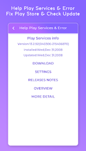 Imagen 1 para Help Play Services & Erro…