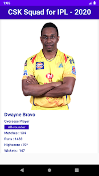 Image 0 for Csk Squad - IPL 2020