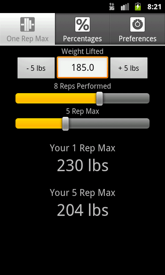 Image 2 for 1 Rep Max Calculator