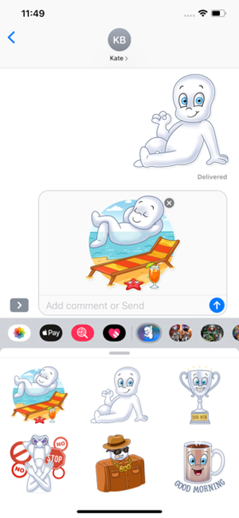 Image 1 for Ghost stickers & Casper! …