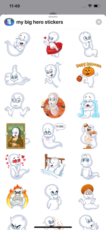 Image 0 for Ghost stickers & Casper! …