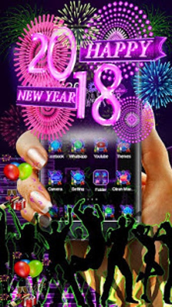 Imagen 1 para 3D  Happy New Year  Theme