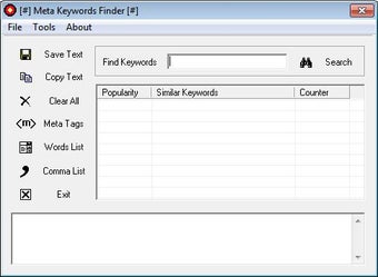 Image 0 for Meta Keywords Finder