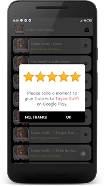 Imagen 0 para Taylor Swift Song's - Off…