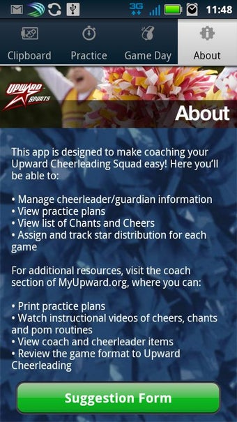 Imagen 0 para Upward Cheerleading Coach