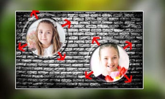 Image 1 for Wall Dual Photo Frames