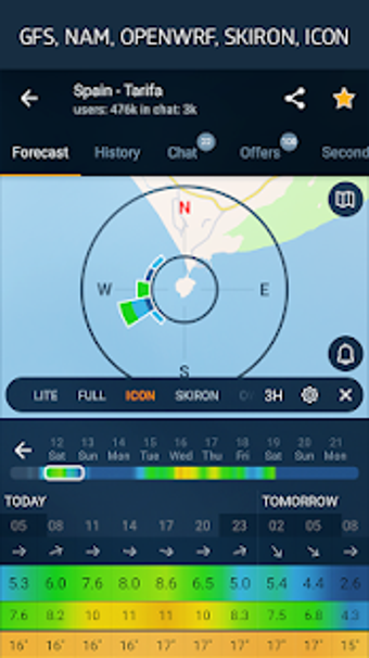 Imagen 1 para windy.app: wind forecast …