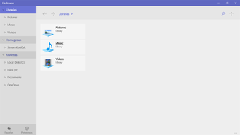 Image 0 for File Browser for Windows …