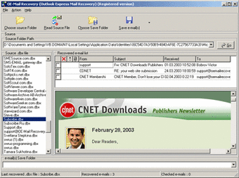 Image 0 for OE-Mail Recovery
