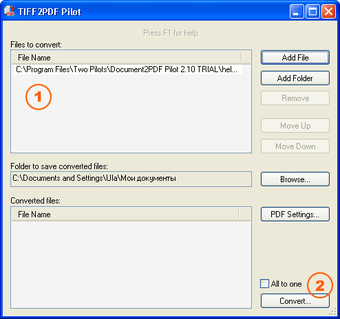Imagen 0 para Tiff2PDF Pilot