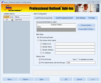 Imagen 0 para Auto Print for Outlook 20…