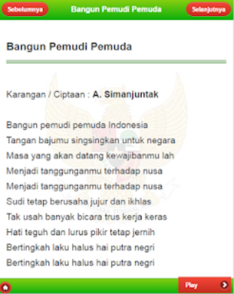 Image 0 for LAGU WAJIB NASIONAL LENGK…