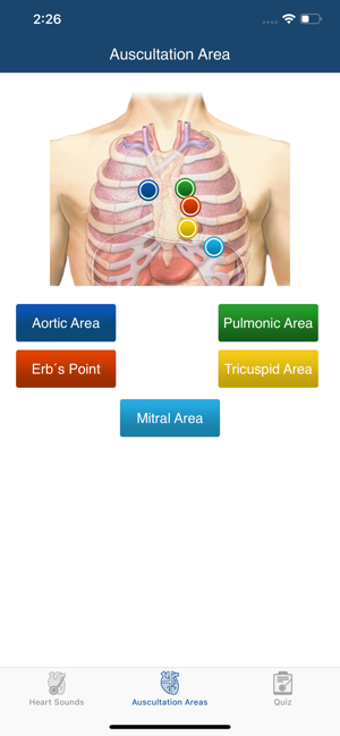 Image 1 for Heart Sounds Auscultation