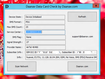 Imagen 0 para Daanav Data Card Check