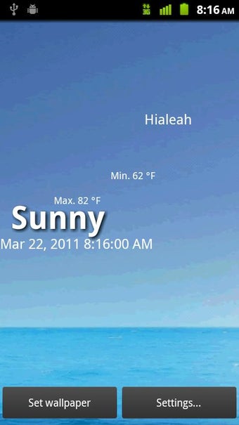 Image 1 for Weather Livepaper