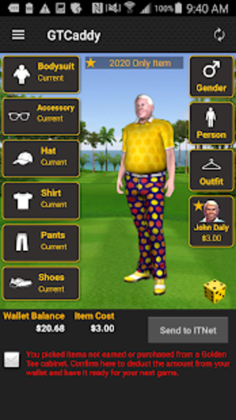 Imagen 1 para Golden Tee Caddy