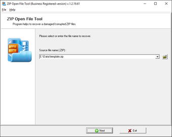 Image 0 for ZIP Open File Tool