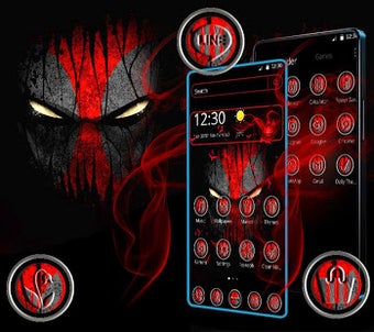 Imagen 2 para Dark Red Devil Theme