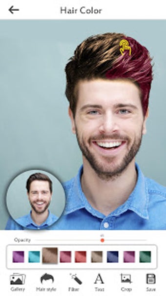 Image 1 for Man Hairstyle Photo Edito…