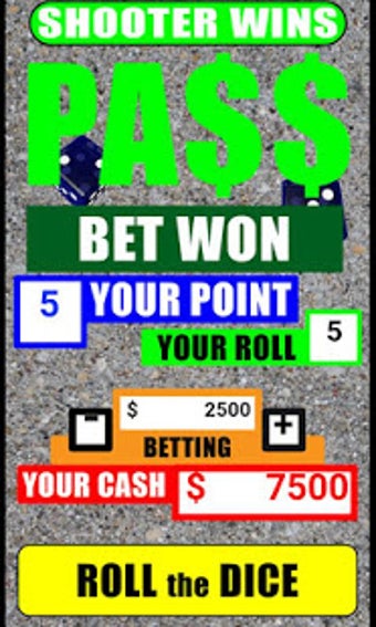 Image 1 for Street Craps Dice Game