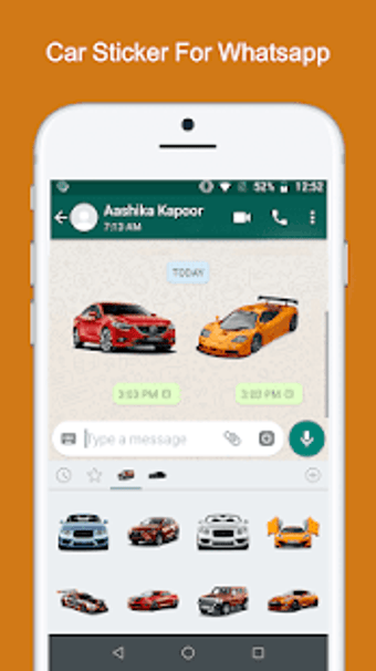 Image 1 for Car Stickers For Whatsapp