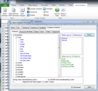 Image 0 for Next Analytics for Excel …