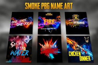 Imagen 1 para Smoke PBG Name Art Creato…