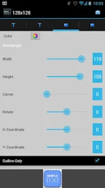 Image 0 for Simple Text-Text Icon Cre…