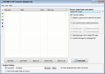 Image 0 for Ailt WMF to PDF Converter