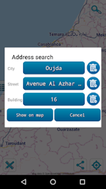 Image 0 for Map of Morocco offline