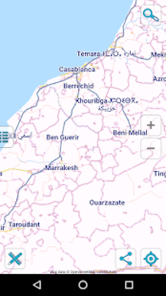 Image 0 for Map of Morocco offline