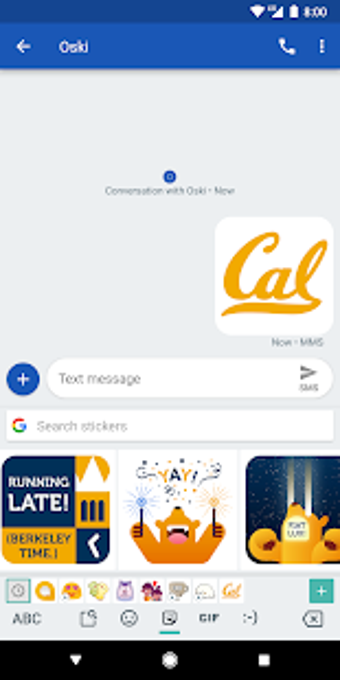 Image 1 for Cal Bears Stickers