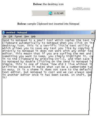Image 0 for Send To Notepad