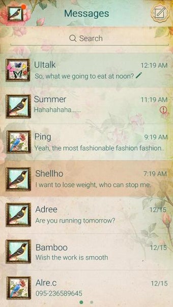 Image 0 for GO SMS RETRO ELEGANCE THE…