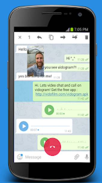 Imagen 1 para Messenger Telegram Free S…