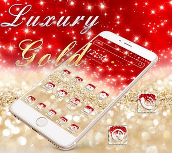 Image 1 for Glimmer Gold Red Theme