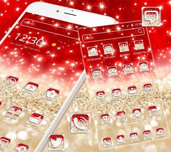 Image 0 for Glimmer Gold Red Theme