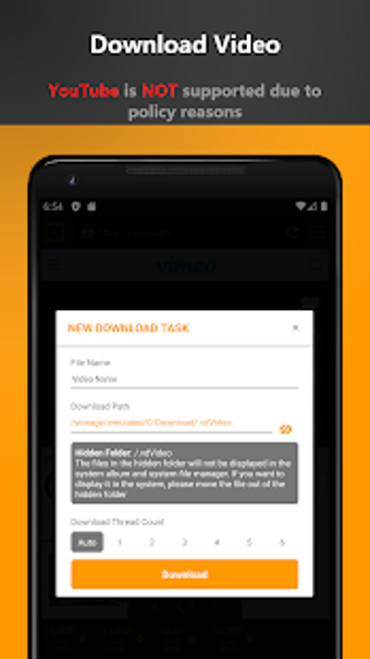 Imagen 1 para Free Video Downloader - S…