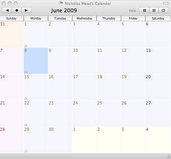Image 0 for uCalendarX