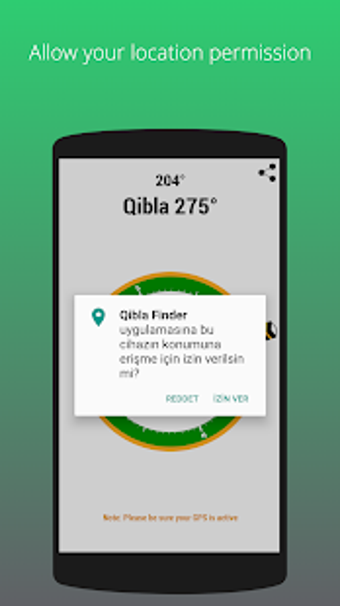 Imagen 1 para Qibla Direction Compass